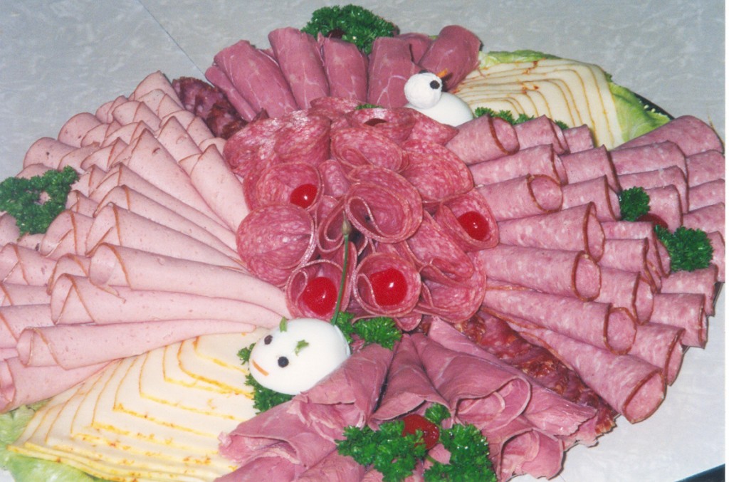 Christmas Deli Cold Cut Platter Polish Food Utica